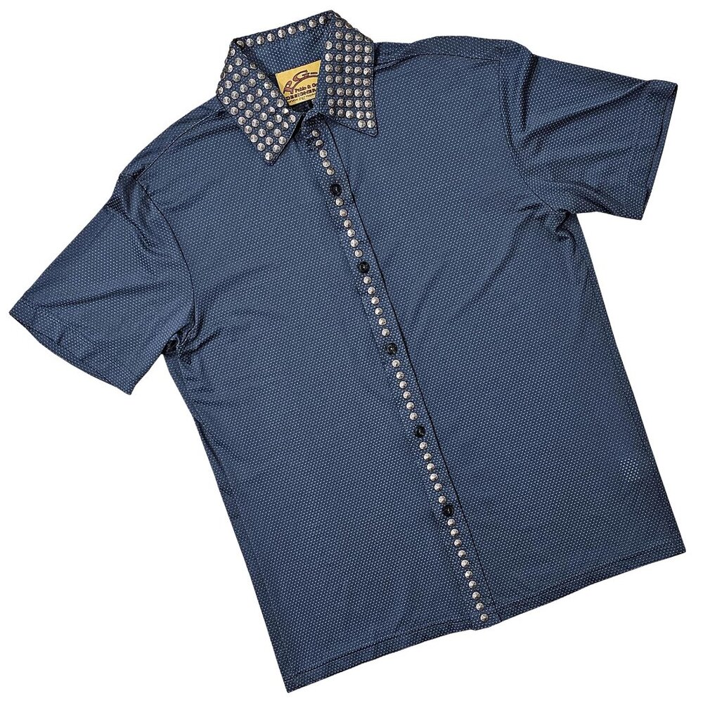 Studded Jersey Men's Gray BD Shirt